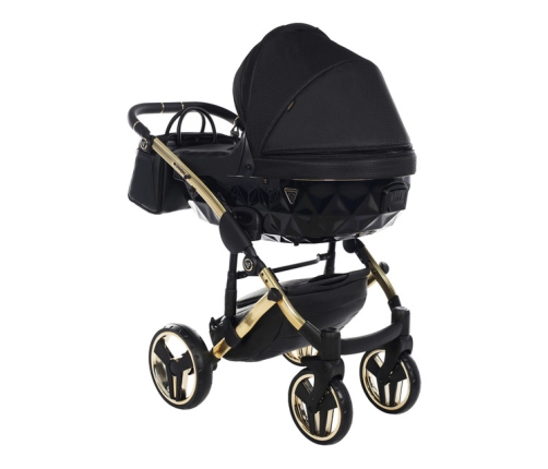 Junama Saphire Col.03 Black gold Детская коляска 2 в 1