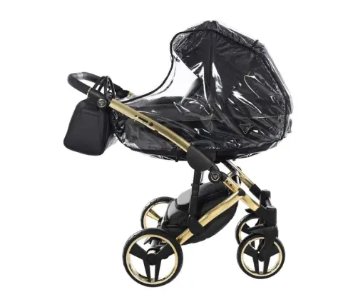 Junama Saphire Col.03 Black gold Детская коляска 3 в 1