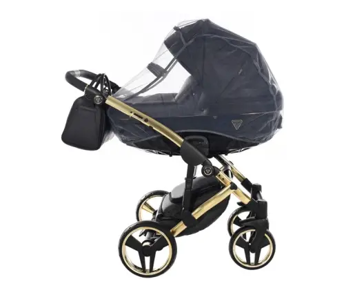 Junama Saphire Col.03 Black gold Детская коляска 3 в 1