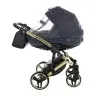 Junama Saphire Col.03 Black gold Детская коляска 3 в 1