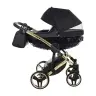 Junama Saphire Col.03 Black gold Детская коляска 3 в 1