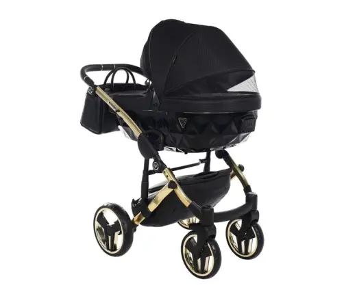 Junama Saphire Col.03 Black gold Детская коляска 3 в 1