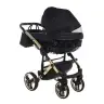 Junama Saphire Col.03 Black gold Детская коляска 3 в 1