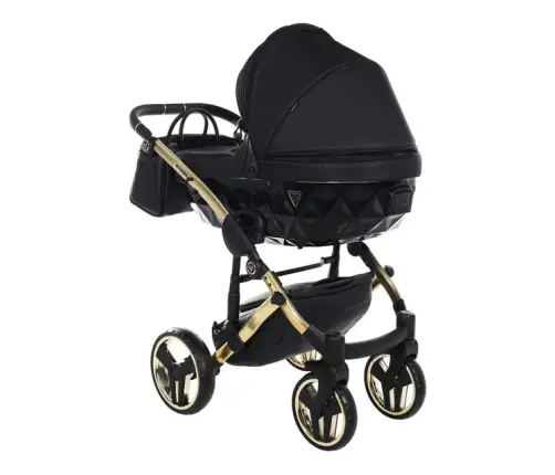 Junama Saphire Col.03 Black gold Детская коляска 3 в 1