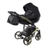 Junama Saphire Col.03 Black gold Детская коляска 3 в 1
