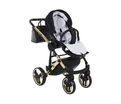Junama Saphire Col.03 Black gold Детская коляска 3 в 1
