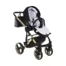 Junama Saphire Col.03 Black gold Детская коляска 3 в 1