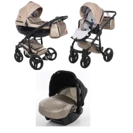 Junama Saphire Col.06 Beige Bērnu rati 3in1