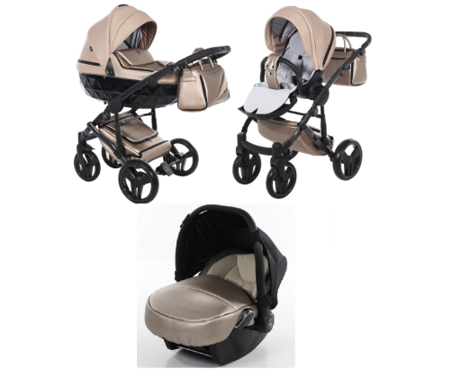 Junama Saphire Col.06 Beige Bērnu rati 3in1