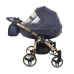 Junama Saphire Duo 01 Navy Blue Dvīņu rati 2in1