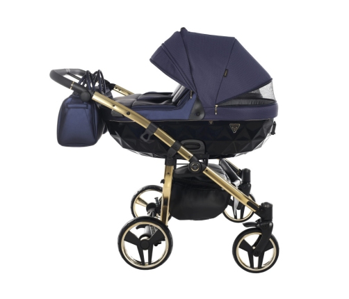 Junama Saphire Duo 01 Navy Blue Dvīņu rati 2in1