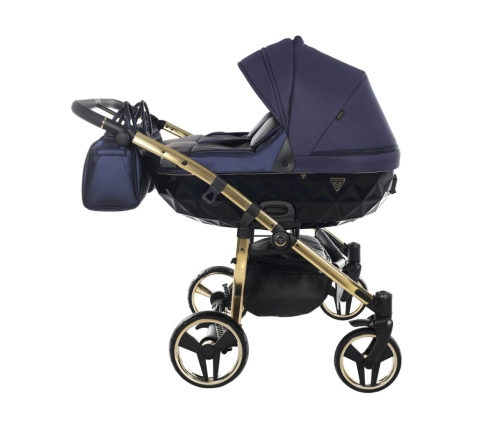 Junama Saphire Duo 01 Navy Blue Dvīņu rati 2in1