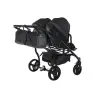 Junama Saphire Duo 02 Black Dvīņu rati 2in1