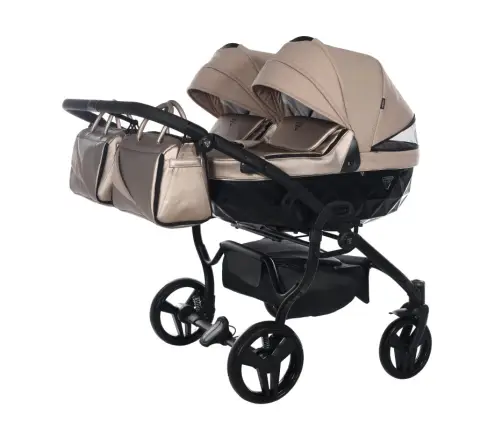 Junama Saphire Duo 06 Beige Dvīņu rati 2in1