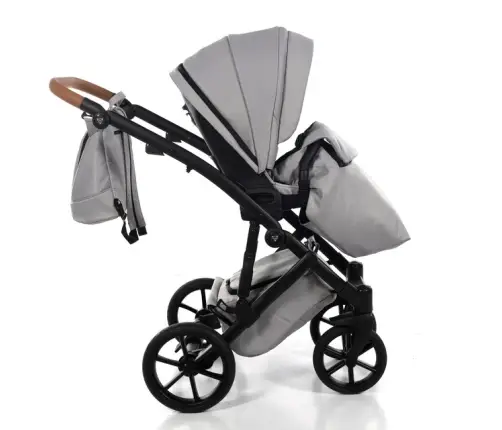 Junama Space 01 Grey Bērnu rati 2in1