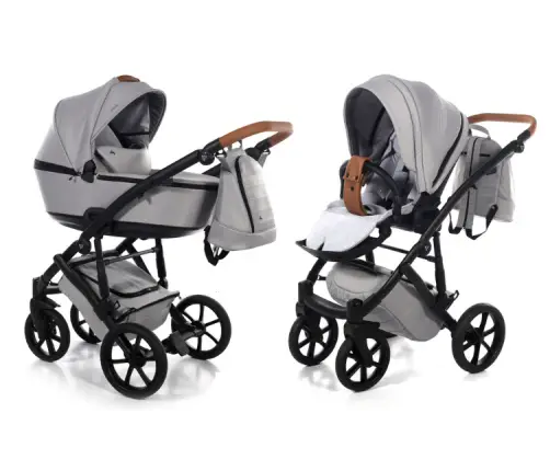 Junama Space 01 Grey Bērnu rati 2in1