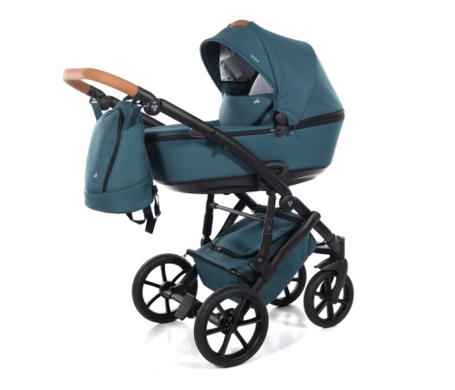 Junama Space 03 Teal Bērnu rati 2in1