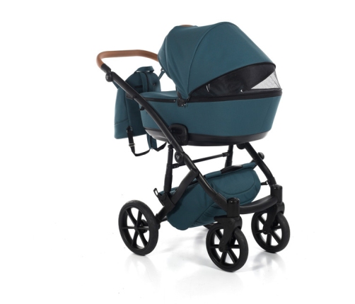 Junama Space 03 Teal Bērnu rati 2in1