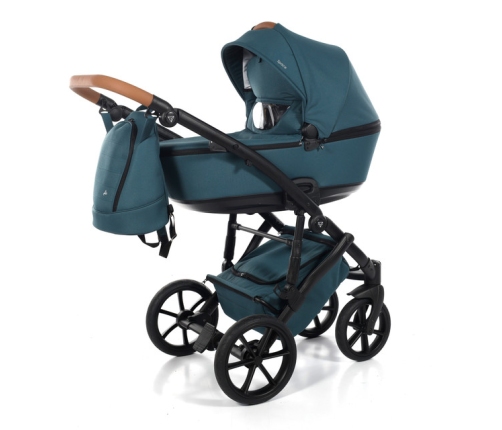 Junama Space 03 Teal Bērnu rati 3in1