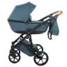 Junama Space 03 Teal Bērnu rati 3in1