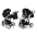 Junama Space 04 Black Bērnu rati 2in1