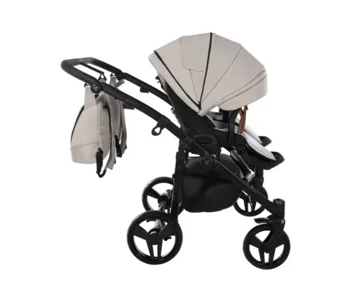 Junama Space Duo 02 Beige Dvīņu rati 2in1