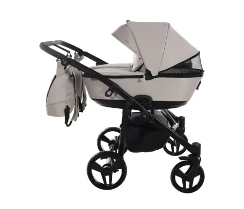 Junama Space Duo 02 Beige Dvīņu rati 2in1
