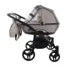 Junama Space Duo 02 Beige Dvīņu rati 2in1