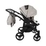 Junama Space Duo 02 Beige Dvīņu rati 2in1