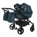 Junama Space Duo 03 Blue Dvīņu rati 2in1