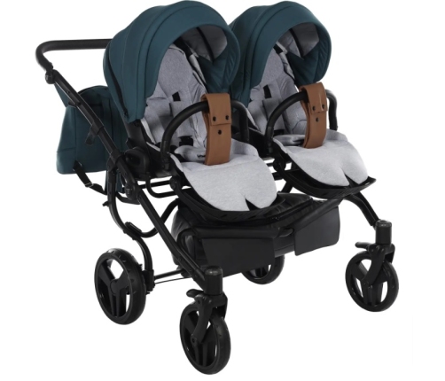 Junama Space Duo 03 Blue Dvīņu rati 2in1