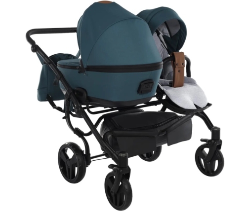 Junama Space Duo 03 Blue Dvīņu rati 2in1