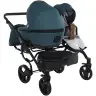 Junama Space Duo 03 Blue Коляска для двойняшек 2in1