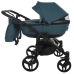 Junama Space Duo 03 Blue Dvīņu rati 2in1