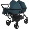 Junama Space Duo 03 Blue Коляска для двойняшек 2in1