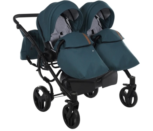 Junama Space Duo 03 Blue Dvīņu rati 2in1