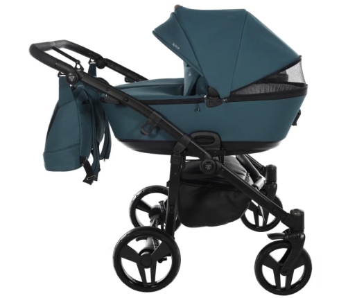 Junama Space Duo 03 Blue Dvīņu rati 3in1