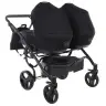 Junama Space Duo 04 Black Dvīņu rati 2in1