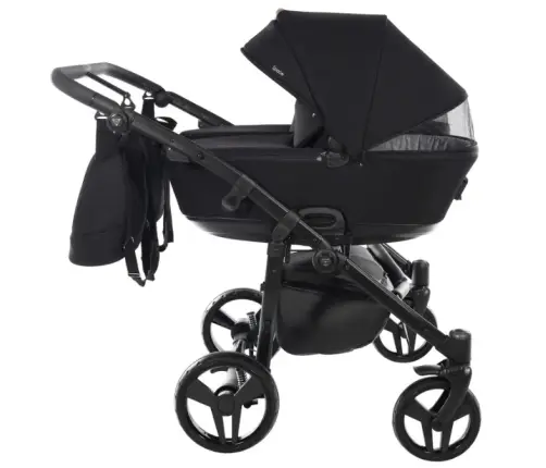 Junama Space Duo 04 Black Dvīņu rati 2in1