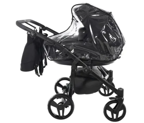 Junama Space Duo 04 Black Dvīņu rati 2in1