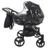 Junama Space Duo 04 Black Dvīņu rati 2in1