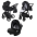 Junama Space Eco 03 Black Bērnu rati 3in1