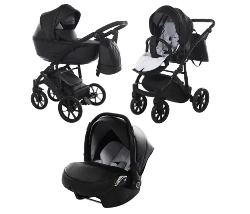 Junama Space Eco 03 Black Bērnu rati 3in1