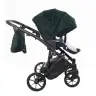 Junama Space Velur 01 Green Bērnu rati 2in1