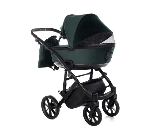 Junama Space Velur 01 Green Bērnu rati 3in1