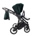 Junama Space Velur 01 Green Bērnu rati 3in1