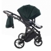 Junama Space Velur 01 Green Bērnu rati 3in1