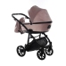 Junama Space Velur 02 Pink Bērnu rati 3in1