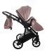 Junama Space Velur 02 Pink Bērnu rati 3in1