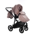 Junama Space Velur 02 Pink Bērnu rati 3in1